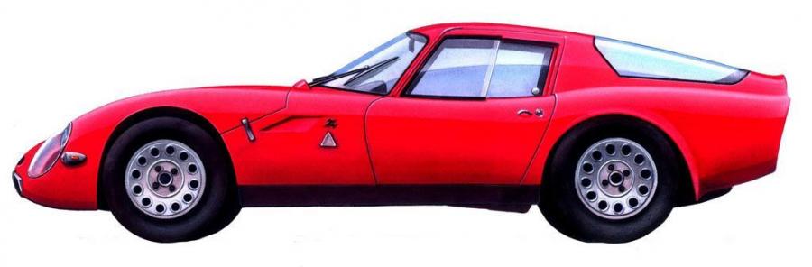  Alfa Romeo Giulia TZ2 (105) 1965 года  (фото 12 из 27)